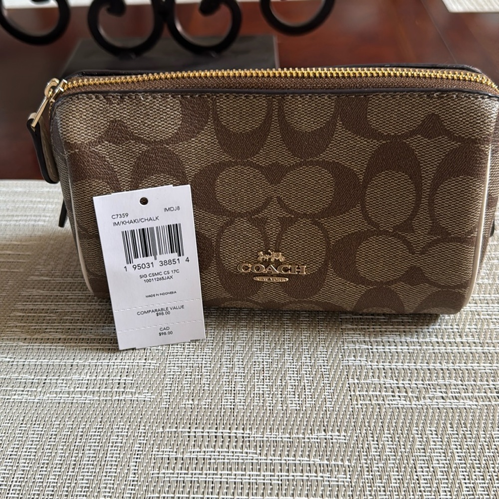 Coach cosmetic bag NWT